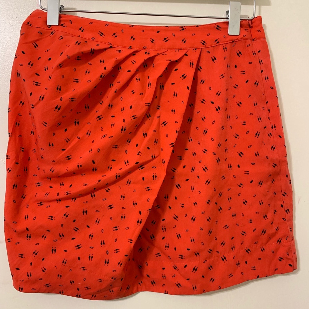 Orange skirt